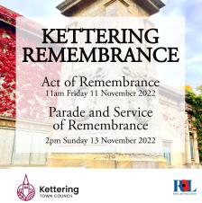Remembrance Day events in Kettering