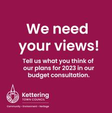 We want your views on plans for next year