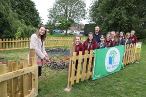 Eco boost for school pond project