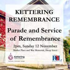 How to mark Remembrance Sunday in Kettering