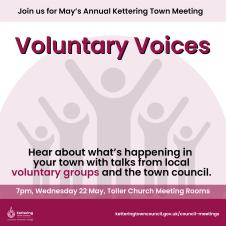 Voluntary voices to be heard at town meeting